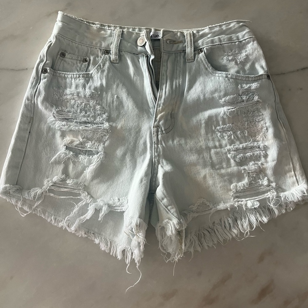 Rue21 Light Blue Denim Shorts
